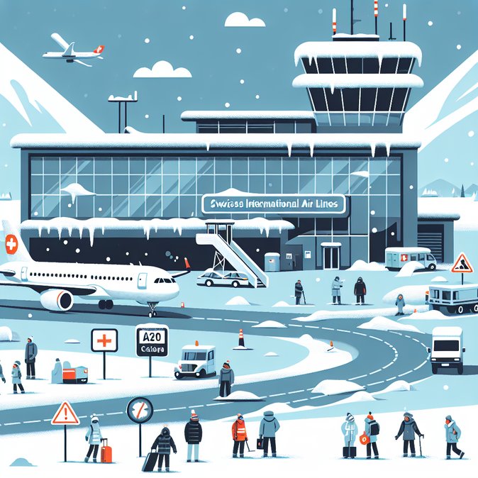 Swiss A220 Skids Into Snowbank in Finnish Lapland, Triggering Holiday Flight Disruptions