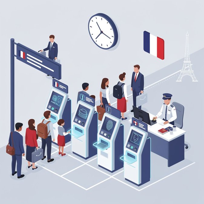 Border tech watch: Latest EES data show 75-minute average waits at French airports