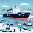 Russian Nuclear Icebreaker ‘Sibir’ Starts Convoys in the Gulf of Finland