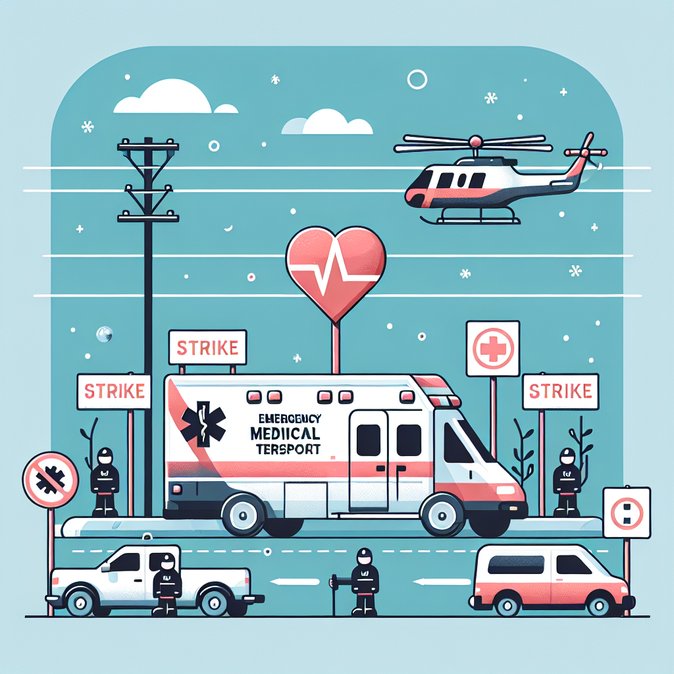 24-hour ambulance strike in Palencia may delay inter-provincial patient transfers