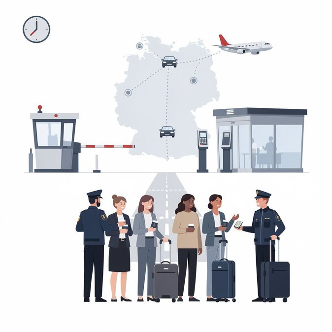 Kontrole graniczne w ramach tymczasowych kontroli Schengen w Niemczech ujawniają poszukiwanych uciekinierów i osoby przekraczające dozwolony czas pobytu