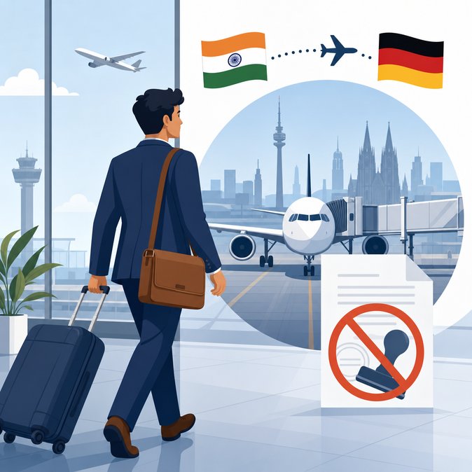 Germany lifts airport-transit-visa rule for Indians, streamlining US-bound connections via Frankfurt and Munich