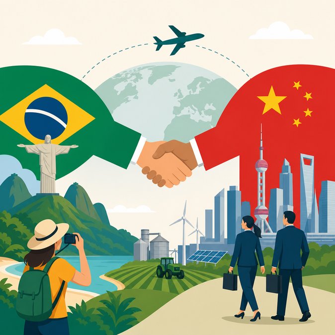 Embratur lança campanha para atrair turistas chineses após isenção de vistos