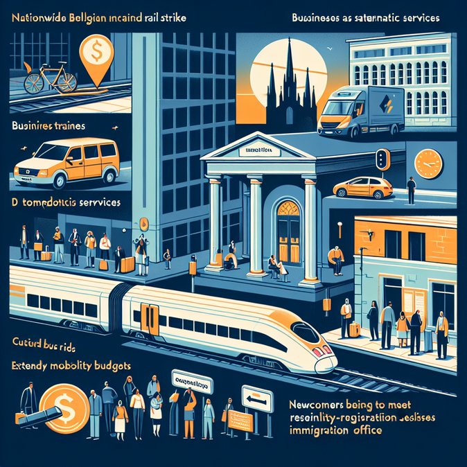 SafeAbroad发布全国比利时铁路停运及欧洲之星影响通告