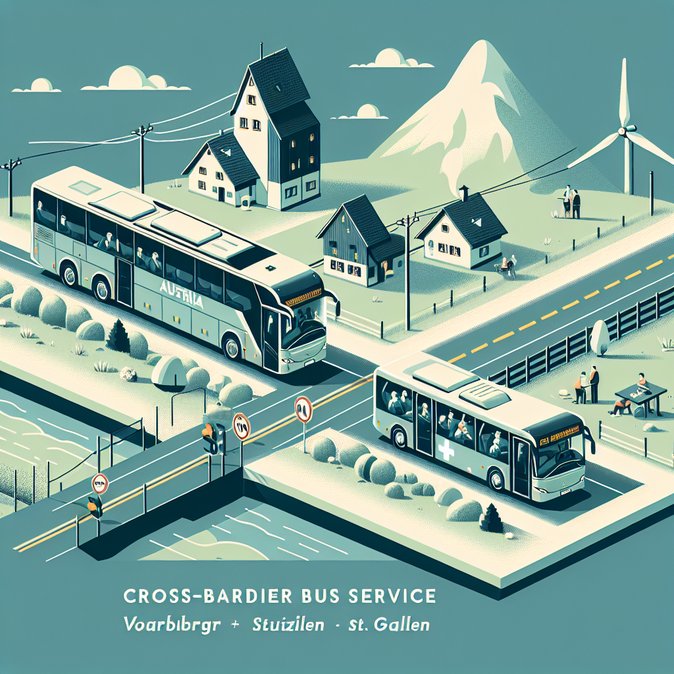 Austrian-Swiss agreement allows cross-border buses to pick up local passengers, boosting commuter flexibility