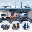 Un incendie de véhicule ferme brièvement le tunnel du pont Hong Kong–Zhuhai–Macau, provoquant d’importants embouteillages transfrontaliers