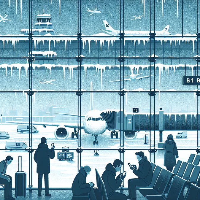 Berlin’s BER Airport Shuts Down After Ice Storm, Hundreds of Flights Cancelled