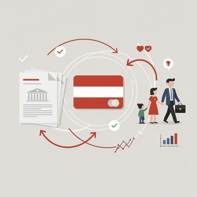 Austria publishes mid-year consolidation of Residence & Settlement Act, clarifying Red-White-Red Card Plus rules
