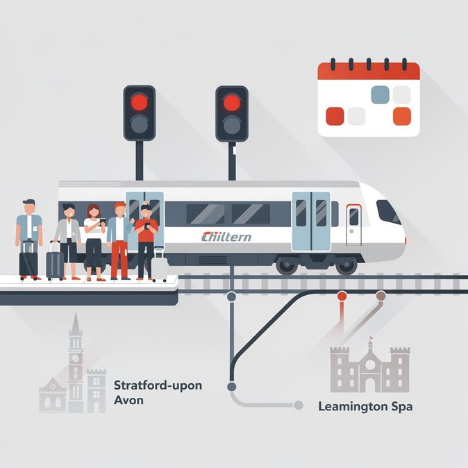 La huelga de RMT afecta a Chiltern Railways hoy, con un horario limitado en funcionamiento