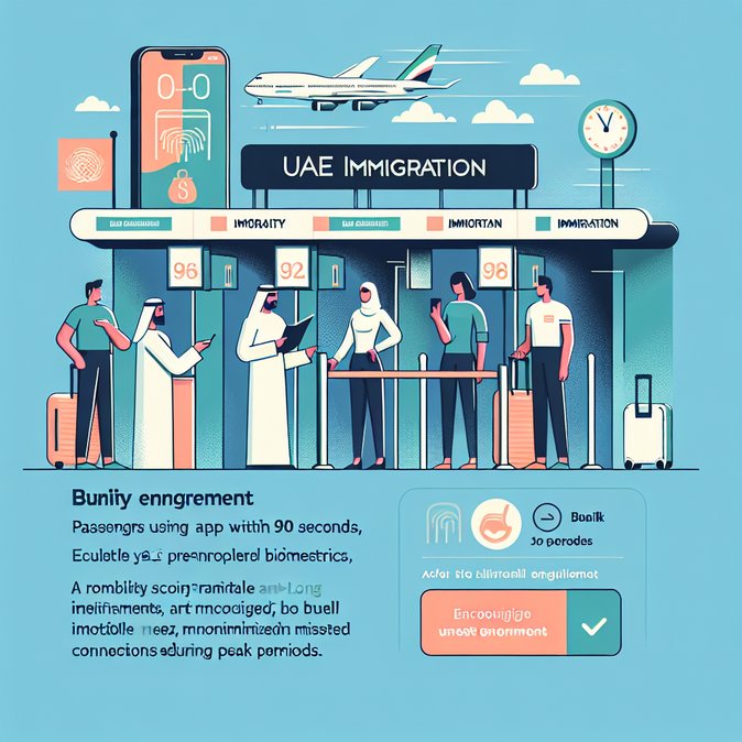 UAE Unveils ‘Fast Track’ Biometric App to Clear Immigration in 90 Seconds