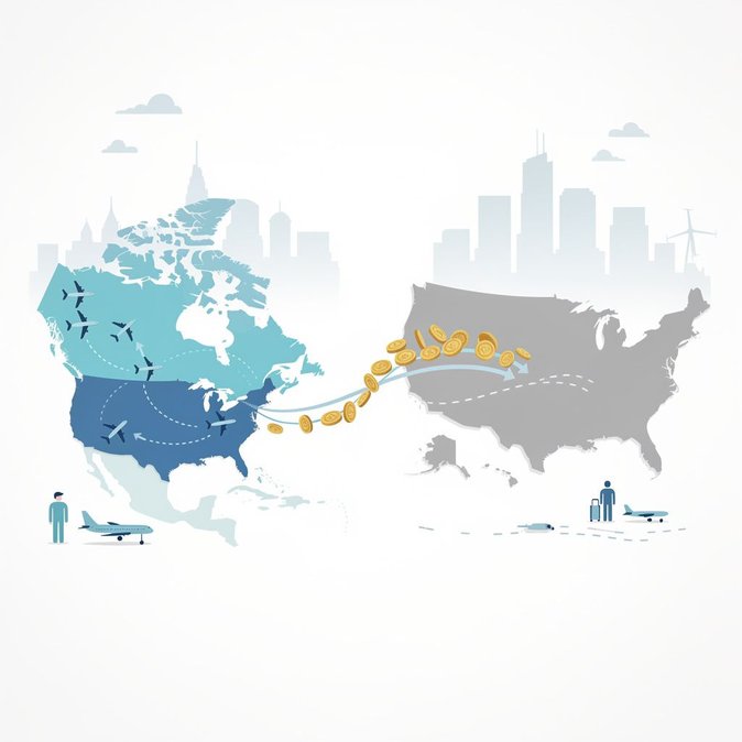 La campaña "Compra canadiense" provoca una caída de 3.300 millones de CAD en el gasto de viajes de canadienses en EE. UU. para 2025, según Statistics Canada