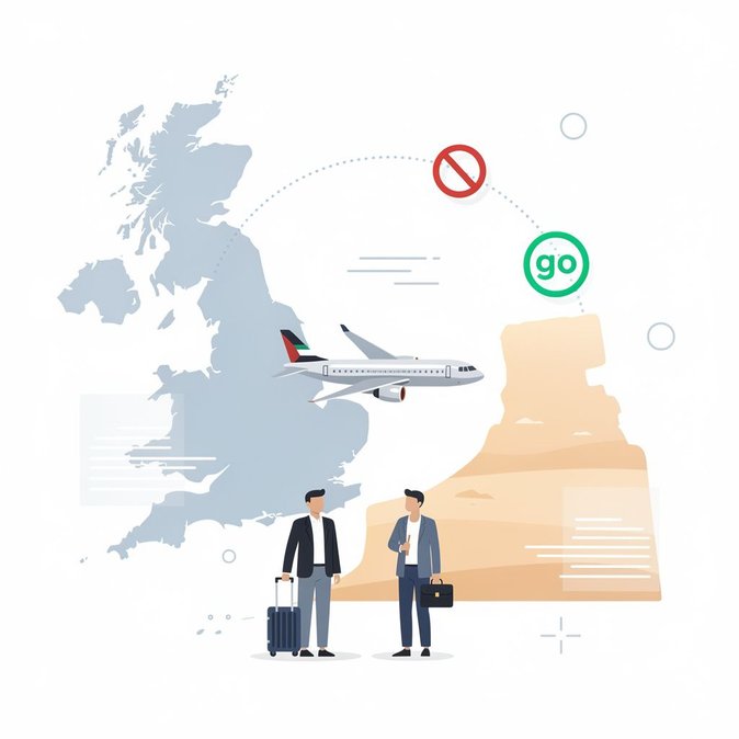 Reino Unido elimina la advertencia de “viajes solo esenciales” para Emiratos Árabes Unidos, facilitando las barreras de seguros corporativos