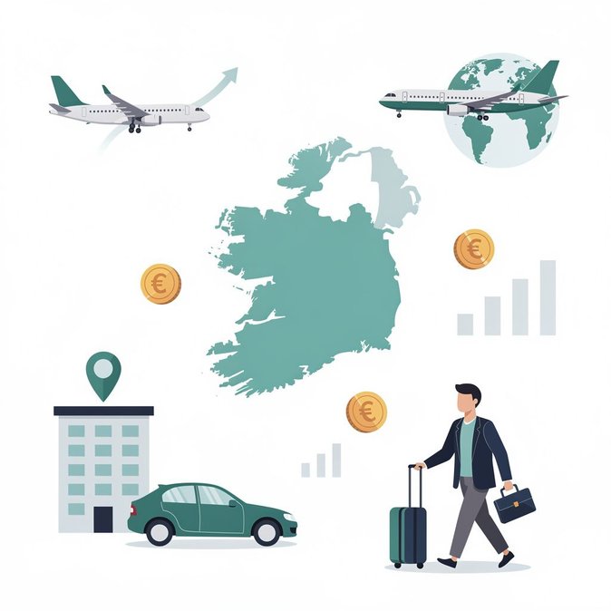 El turismo en Irlanda se recupera: el CSO reporta 661,500 llegadas de extranjeros y un gasto de 608 millones de euros en mayo