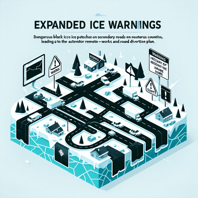 Met Éireann extends ice warning for Clare, highlights ‘treacherous’ road conditions