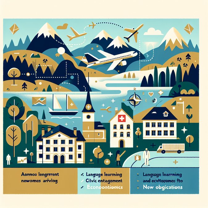 Swiss cantons tighten mandatory ‘integration contracts’ for third-country residents