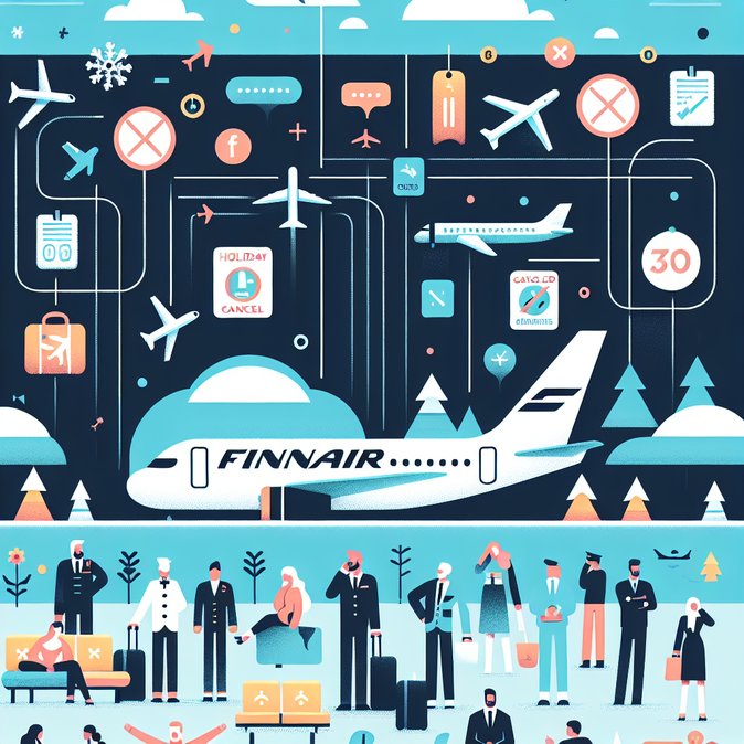 La grève des pilotes de Finnair entraîne l'annulation de 300 vols et perturbe 33 000 voyageurs