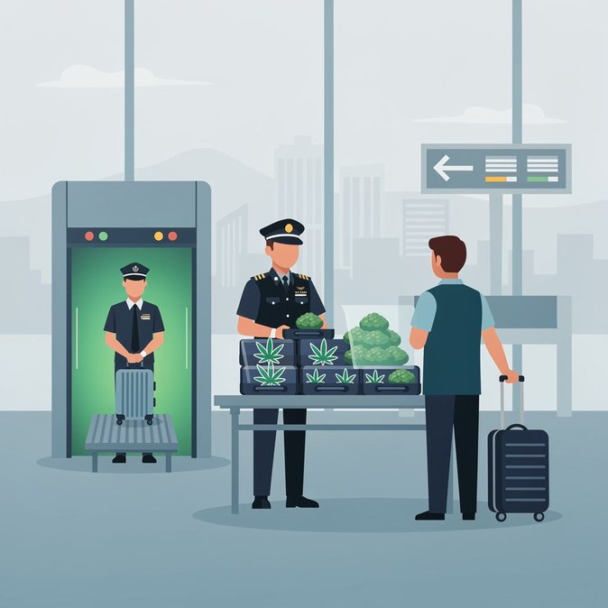 Les douanes de Hong Kong interceptent 7 kg de têtes de cannabis transportés par un passager à l'arrivée