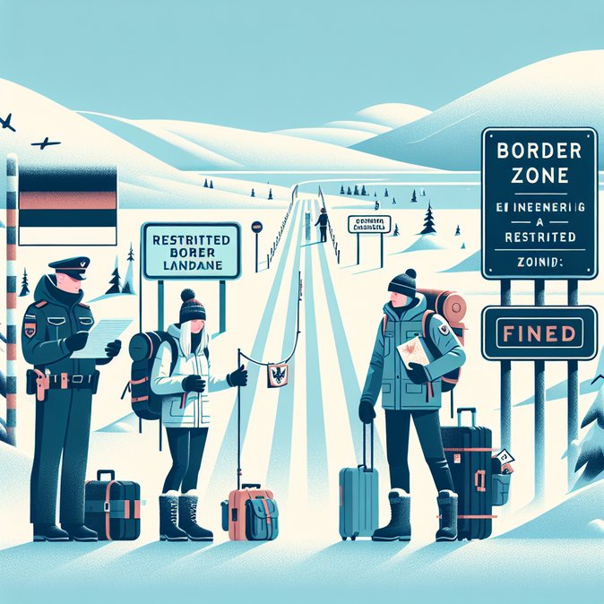 German tourists fined €500 each for unauthorised foray into Finland–Russia frontier zone