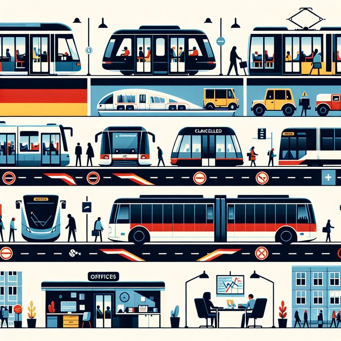 German Nationwide Transport Strike Announced for 27-28 February – Czech Commuters Face Two-Day Disruption