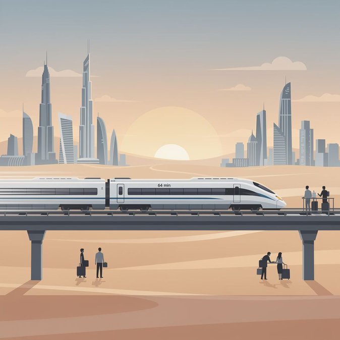 Etihad Rail ouvre la vente des billets pour les services passagers entre Dubaï et Abou Dhabi, lancement prévu le 30 septembre
