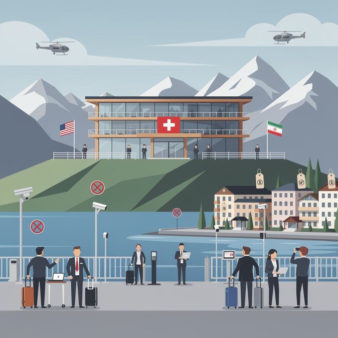 Bürgenstock summit kicks off secret U.S.–Iran cease-fire talks, Switzerland tightens security and travel rules