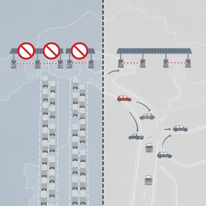 Poland Suspends Traffic at Połowce and Sławatycze Border Crossings with Belarus