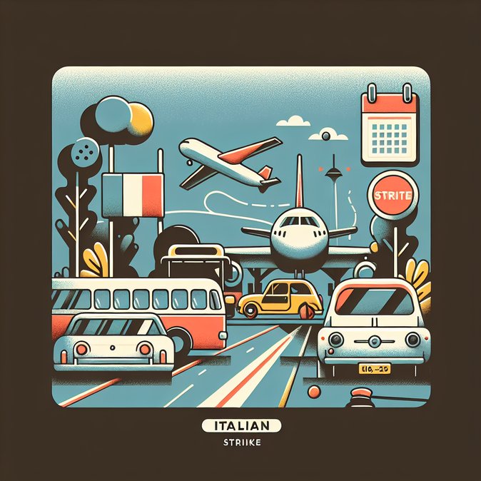 Italy Publishes February Strike Calendar: National Air-Transport Walkout Moved to 26 February