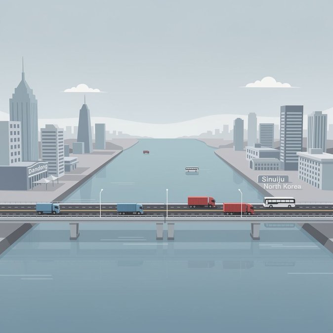 La Chine et la Corée du Nord inaugureront un nouveau pont sur le fleuve Yalu le 15 octobre, établissant ainsi leur première liaison routière moderne.