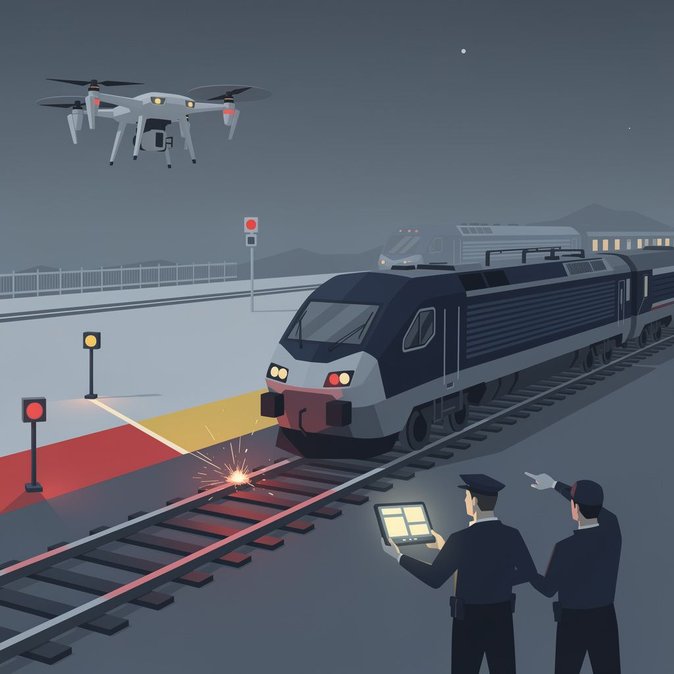 Ataque con dron ruso a dos kilómetros de Polonia plantea nuevas dudas sobre la seguridad de los pasajeros de tren