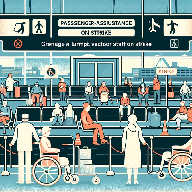Le personnel d’assistance spéciale de l’aéroport de Stansted en grève du 17 au 20 avril, risquant des retards pour les passagers à mobilité réduite