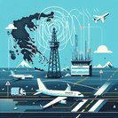 Coupure de l’espace aérien grec perturbe les vols et survols entre Chypre et la Grèce