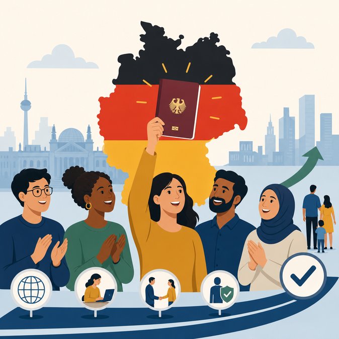 Germany Sets New Naturalisation Record as Politicians Debate Citizenship Rules
