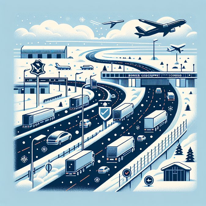 Surprise Border Checks and Heavy Snow Create Gridlock on Austria’s A12 Inntalautobahn