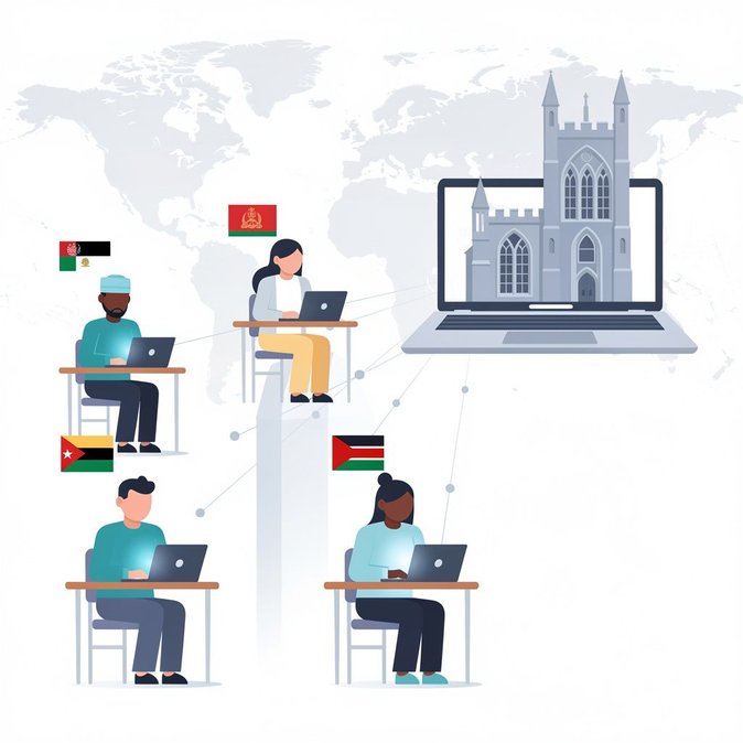 Universidades del Reino Unido lanzan becas en línea para estudiantes afectados por la ‘traba de visado’