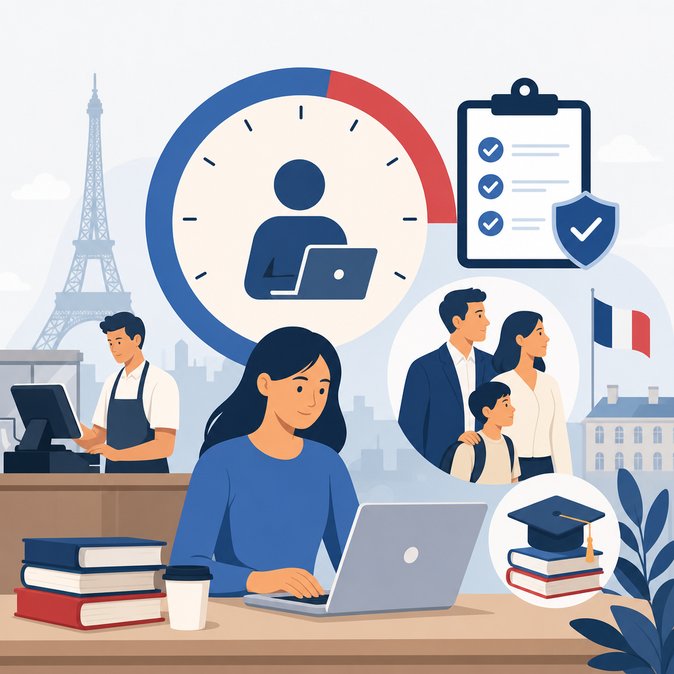New Guidance Clarifies 2026 Work-Hour Limits for International Students in France