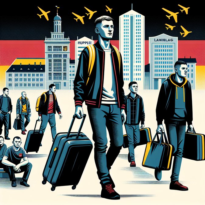 Germany Sees Surge of Young Ukrainian Men After Kyiv Lifts Exit Ban