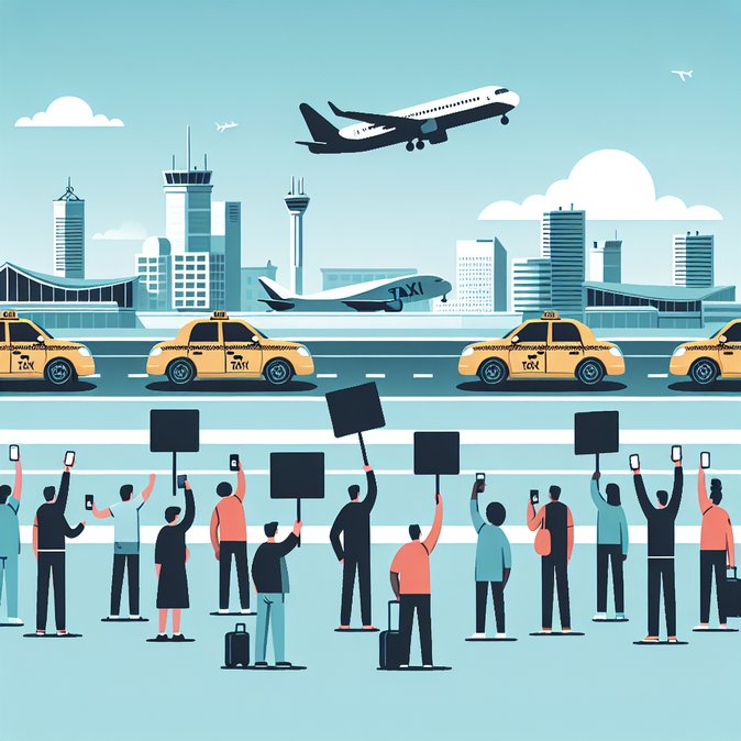 Four-Hour Taxi Strike at Larnaca Airport Signals Escalating Showdown Over Ride-Hailing Apps