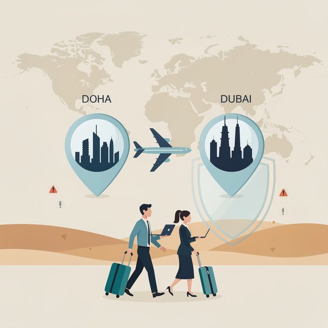 Smartraveller lowers travel advisory for Qatar and UAE, easing corporate-travel risk ratings