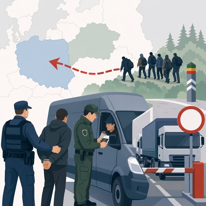 Police and Border Guard foil multiple illegal crossings on Polish-Lithuanian frontier