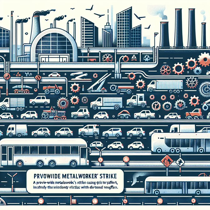 Two-day metal-industry strike snarls traffic and disrupts business travel in Barcelona