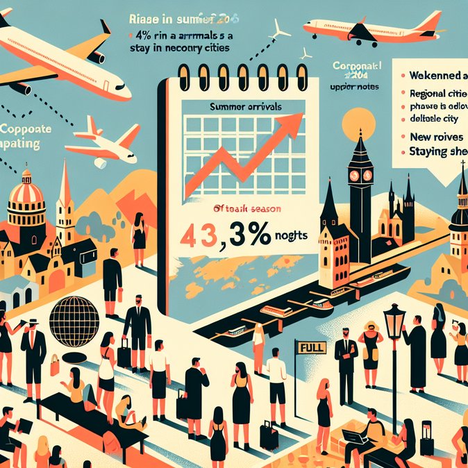 Summer 2025 data show Czech Republic attracting longer-stay international guests