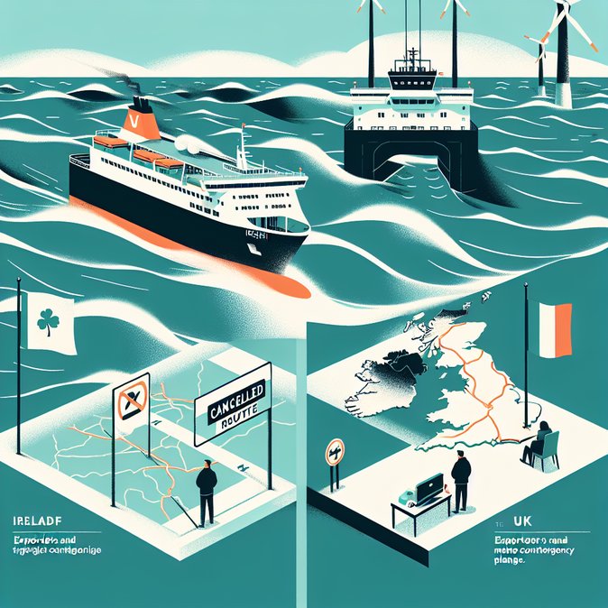 Irish Ferries cancels multiple Dublin–Holyhead crossings as gale disrupts cross-channel corridor