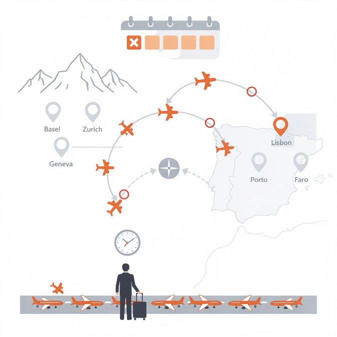 EasyJet Portuguese cabin-crew strike set to disrupt Swiss–Portugal flights across all major Swiss airports