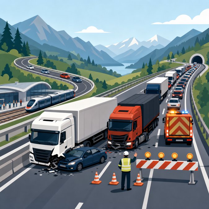 Pfingst-Chaos auf der A10: Unfallserie legt Tauernachse lahm