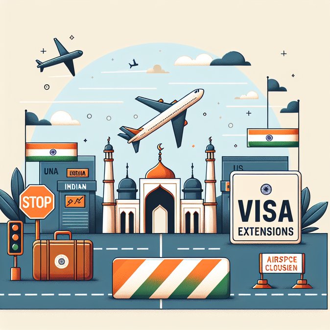 الهند تمنح تمديدات تأشيرات للأجانب العالقين؛ شركات الطيران تنشر قوائم الإعفاءات