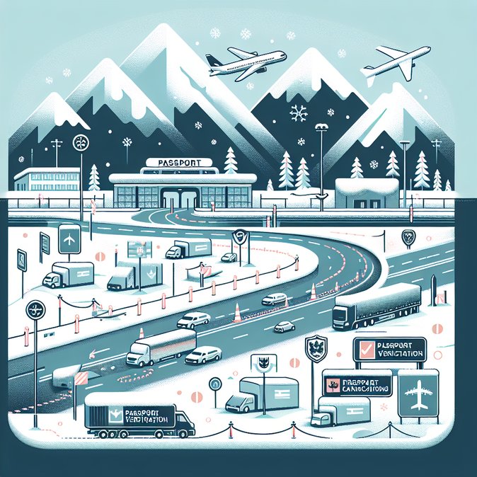 Surprise Border Checks and Heavy Snow Create Gridlock on Austria’s A12 Inntalautobahn