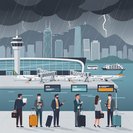 雷暴警报促使香港发布旅游警示