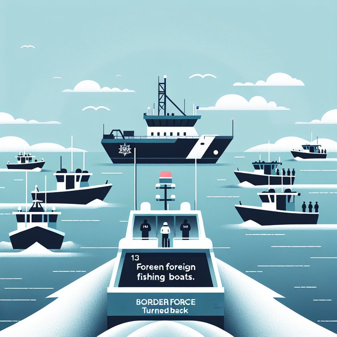 Border Force launches new patrols after foreign fishing flotilla breaches Torres Strait