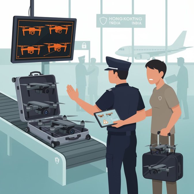 Customs seize 10 military-grade drones smuggled through Delhi airport