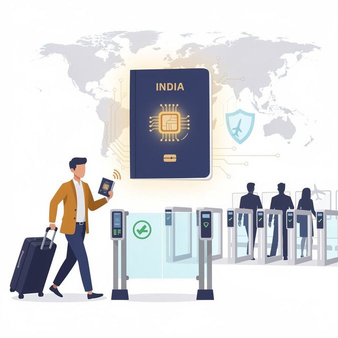 Passeports électroniques avec puce : Ce que les voyageurs indiens doivent savoir